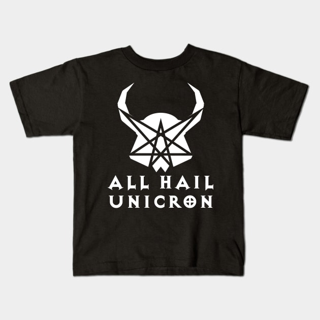 TF - All Hail Unicron Kids T-Shirt by DEADBUNNEH